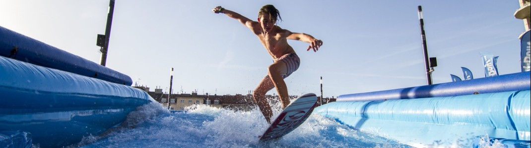 The wave pool is one of a kind in Tyrol and opened on June 27, 2026.