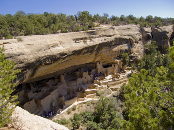 The cliff dwellings are a UNESCO World Heritage Site