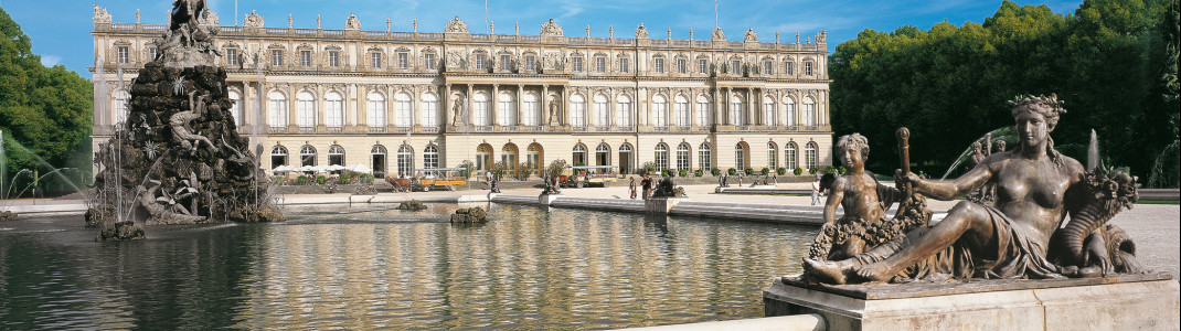 The New Herrenchiemsee Palace is based on the model of the Palace of Versailles.