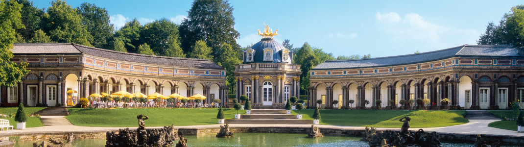 The New Palace in the Hermitage Bayreuth is one of the most popular attractions in Franconia.