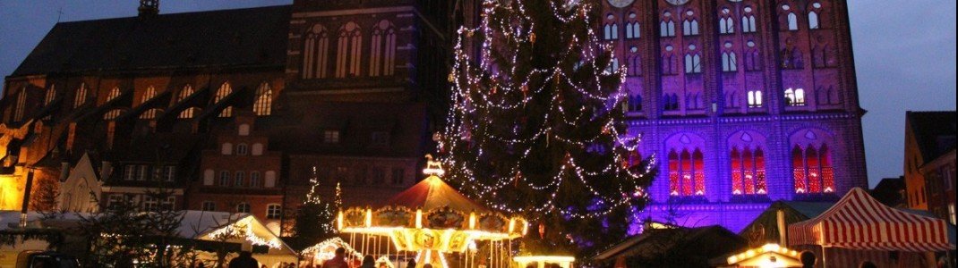 Der Weihnachtsmarkt Stralsund besteht aus insgesamt drei verschiedenen Weihnachtsmärkten.