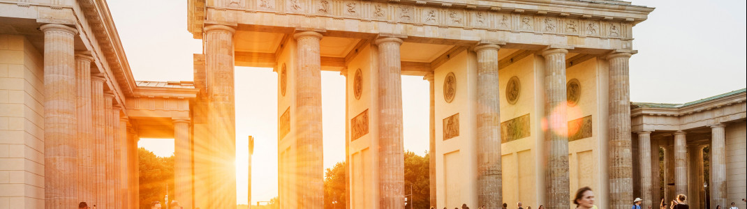 Brandenburg Gate at Pariser Platz is arguably Berlin's most important landmark.