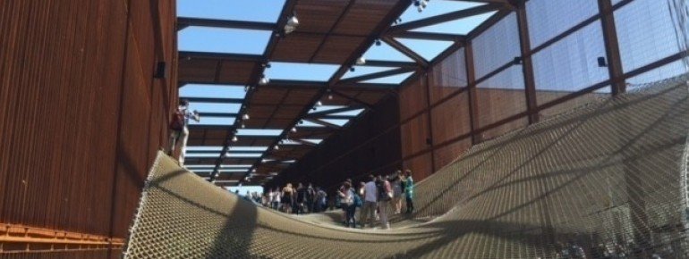 An Act of Balance in the brazilian pavilion