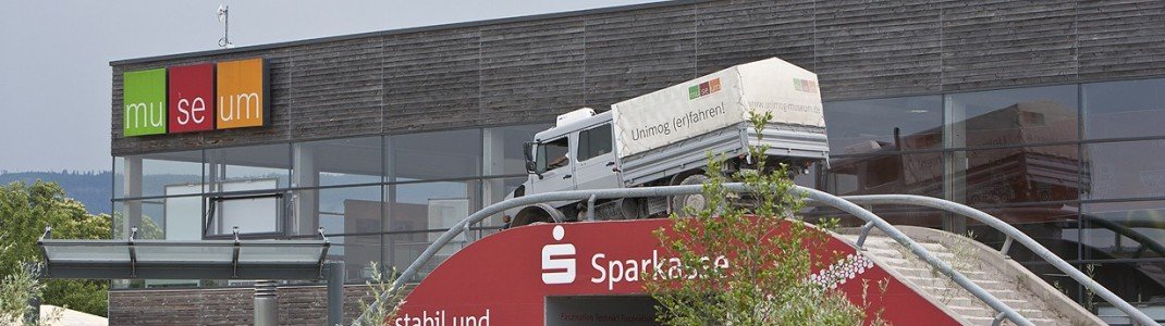 Selbst ans Steuer eines Unimogs können sich Besucher im gleichnamigen Museum in Gaggenau setzen.