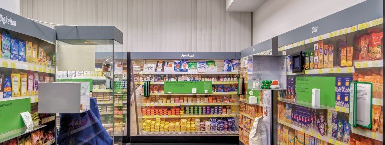 Eine Einkaufstour in einem Supermarkt machen die Besucher im Zusatzstoffmuseum.