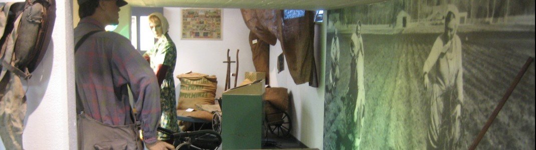 Auf interaktive Entdeckungsreise können Besucher im Pfefferminzmuseum gehen. Die Ausstellungsstücke dürfen alle angefasst werden.