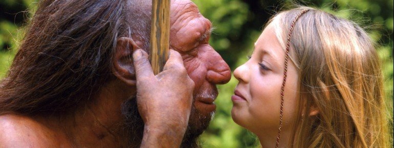 Aug' in Aug' mit einem Neanderthaler: Das ist im gleichnamigen Museum in Düsseldorf möglich.