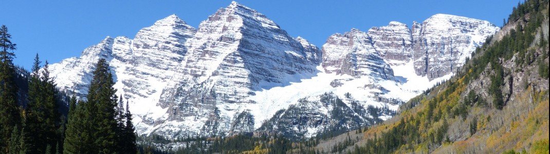 Die Maroon Bells bei Aspen