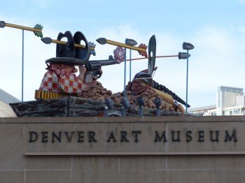 Skulptur beim Denver Art Museum