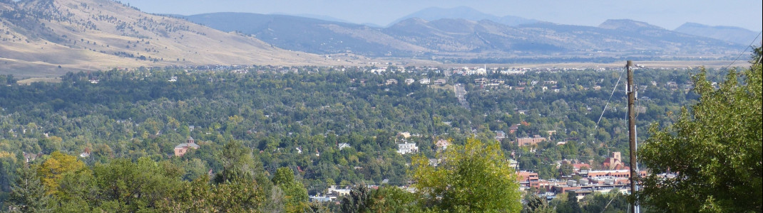 Blick auf Boulder