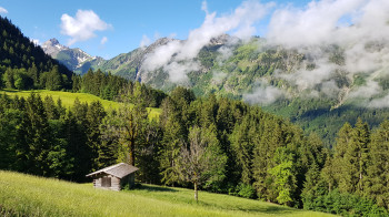 Die Bergwelt von Oberstdorf bietet tolle Wandermöglichkeiten.