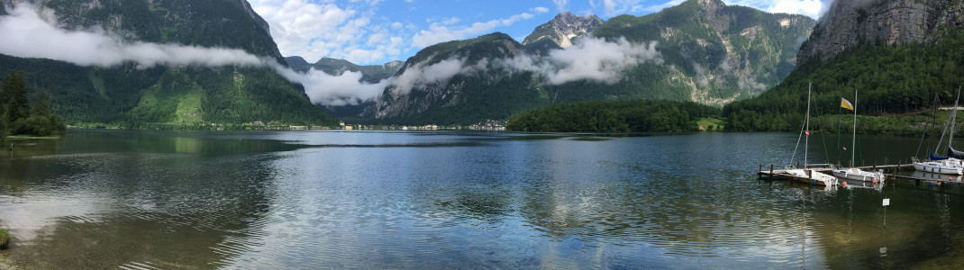 Ziel der 12. Etappe ist der glasklare Hallstätter See, der durch seine Kulisse einem norwegischem Fjord gleicht.