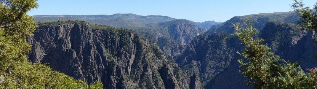 Der Black Canyon of the Gunnison ist bis zu 823 Meter tief