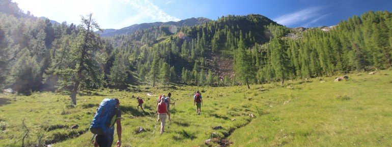 Auf dem Weg zum Stübelespitz