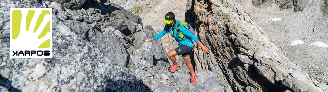 Zusätzlich bekommst du noch ein hochwertiges Trekking-Outfit von Karpos!
