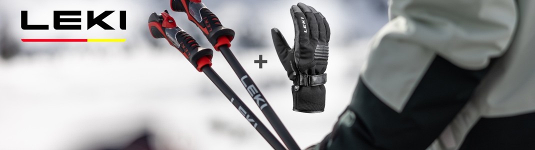 Gewinne jetzt eine innovative Skistock-Handschuh-Kombination von LEKI!
