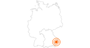 Webcam Bad Füssing - Johannesbad Therme Outdoor Area: Position on map
