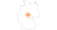 Webcam Castle Scharfenstein - Leinefelde: Position on map