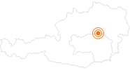 Webcam Airfield Mariazell - View to northwest: Position on map