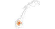 Webcam Beitostolen - View to Raudalen: Position on map