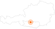 Webcam Innerkrems: Resort Frühauf: Position on map