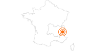 Webcam Col du Mollard / Les Echaux chair lift: Position on map