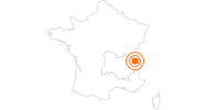 Webcam Haute-Savoie: La Clusaz: Position on map