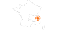 Webcam Hotel Mérilys - Méribel: Position on map