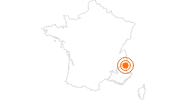Webcam Via Lattea - Colle Bercia (Piemont): Position on map