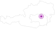 Unterkunft Gierlinger Eva in der Hochsteiermark: Position auf der Karte