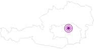 Unterkunft Angererhof-Rußold-Tragöß am Grünen See in der Hochsteiermark: Position auf der Karte