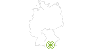 Bike Trail Lenggries – Jachenau – Walchensee – Sylvensteinsee in the Tölzer Land: Position on map