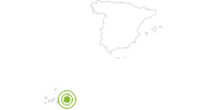 Radtour von Salinas del Carmen nach Pozo Negro auf Fuerteventura: Position auf der Karte