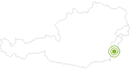 Radtour Apfelradweg im Südburgenland: Position auf der Karte