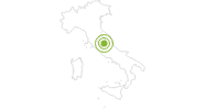 Radtour Von Monteluco in den heiligen Wald Perugia: Position auf der Karte