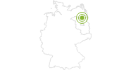 Radtour Uckermärkischer Radrundweg - Von Templin nach Angermünde in der Uckermark: Position auf der Karte