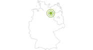 Radtour Grenzenlose Blicke über die Elbe in Prignitz: Position auf der Karte