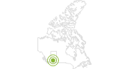 Radtour Tour zum Moraine Lake im Banff-Nationalpark: Position auf der Karte