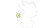 Radtour RheinRadWeg bei Monheim am Rhein: Köln - Düsseldorf - Duisburg in Köln & Rhein-Erft-Kreis: Position auf der Karte