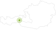 Radtour Tauernradweg: Krimml – Mittersill in Nationalpark Hohe Tauern: Position auf der Karte