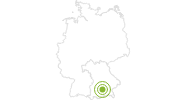Radtour Panoramaweg Isar-Inn im Münchner Umland: Position auf der Karte