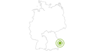 Radtour Römerradweg Bayerisches Golf- und Thermenland: Position auf der Karte