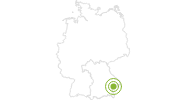 Radtour Drei-Täler-Radweg (Niederbayern) Bayerisches Golf- und Thermenland: Position auf der Karte
