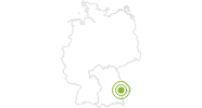 Radtour Bockerlbahn Radweg Bayerisches Golf- und Thermenland: Position auf der Karte