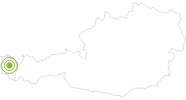Radtour Rundtour Damüls Argenalpe im Bregenzerwald: Position auf der Karte