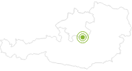Radtour Singletrail auf der Wurzeralm in Pyhrn-Priel: Position auf der Karte