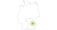 Radtour Niederbayerntour von Passau nach Regensburg Bayerisches Golf- und Thermenland: Position auf der Karte