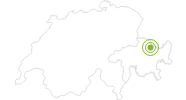 Radtour Über Serneus von Klosters zur Casanna Alp in Davos Klosters: Position auf der Karte