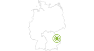 Radtour Trans Bayerwald Südroute Bayerischer Wald: Position auf der Karte