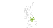 Radtour Yorkshire Dales Cycleway in Nord-Yorkshire: Position auf der Karte